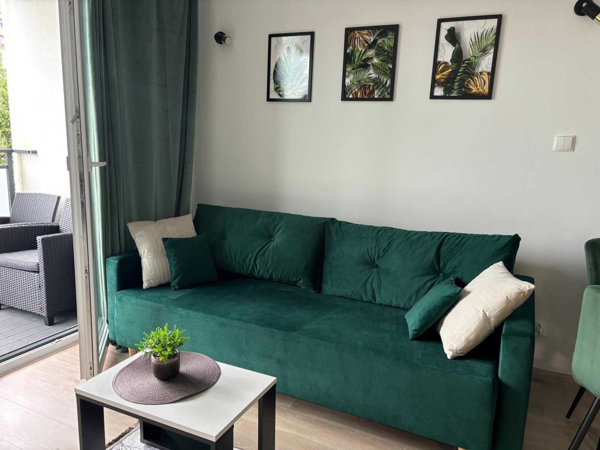 Apartment Green With Private Bike Storage Свиноуйсьце Экстерьер фото